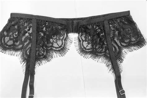 black garter lace